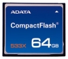 Scheda di memoria ADATA, scheda di memoria ADATA CF 533X da 64GB, scheda di memoria ADATA, ADATA CF 533X scheda di memoria da 64 GB, Memory Stick ADATA, ADATA memory stick, ADATA CF 533X da 64GB, ADATA CF 533X da 64GB specifiche, ADATA CF 533X da 64GB