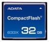 Scheda di memoria ADATA, scheda di memoria ADATA CF 633x 32GB, scheda di memoria ADATA, ADATA CF 633x scheda di memoria da 32 GB, Memory Stick ADATA, ADATA memory stick, ADATA CF 633x 32GB, ADATA CF 633x 32GB Specifiche, ADATA CF 633x 32GB