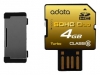 Scheda di memoria ADATA, scheda di memoria ADATA Turbo SDHC classe 6 Duo 4GB, scheda di memoria ADATA, ADATA Turbo SDHC Duo classe 6 scheda di memoria da 4 GB, Memory Stick ADATA, ADATA memory stick, ADATA Turbo SDHC classe 6 Duo 4GB, ADATA Turbo SDHC classe 6 Duo Specifiche 4GB, AD