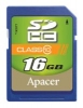Apacer scheda di memoria, scheda di memoria Apacer SDHC 16GB Classe 10, la scheda di memoria Apacer, Apacer SDHC 16GB Classe 10 memory card, memory stick Apacer, il bastone di memoria Apacer, Apacer SDHC 16GB Classe 10, Apacer 16GB SDHC Classe 10 Specifiche, Apacer SDHC 16GB Classe 10