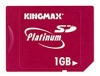 Scheda di memoria Kingmax, scheda di memoria Kingmax Platinum SD Card da 1GB, scheda di memoria Kingmax, Platinum scheda di memoria Kingmax SD Card da 1GB, memory stick Kingmax, Kingmax Memory Stick, Kingmax Platinum SD Card da 1GB, Kingmax Platinum SD Card Specifiche 1GB, Kingmax Pl