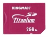 Scheda di memoria Kingmax, scheda di memoria Kingmax Titanium 2GB SD Card, scheda di memoria Kingmax, Kingmax scheda di memoria SD Card Titanium 2GB, memory stick Kingmax, Kingmax Memory Stick, Kingmax titanio SD Card da 2GB, Kingmax titanio SD Card da 2GB specifiche, Kingmax Ti