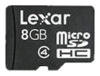 Scheda di memoria Lexar scheda di memoria Lexar Micro SDHC Class 4 8GB, scheda di memoria Lexar Lexar Micro SDHC Class 4 8GB scheda di memoria Memory Stick Lexar Lexar Memory Stick, Lexar Micro SDHC Class 4 8 GB, Lexar Micro SDHC Classe 4 Specifiche 8GB