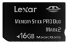 Scheda di memoria Lexar scheda di memoria Lexar Platinum II Memory Stick PRO Duo 16 GB, scheda di memoria Lexar Lexar Platinum II Memory Stick PRO Duo memory card da 16 GB, Memory Stick Lexar Lexar Memory Stick, Lexar Platinum II Memory Stick PRO Duo da 16 GB, Lexar Platinum II