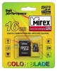 Scheda di memoria Mirex, scheda di memoria microSDHC Class Mirex 4 16GB + adattatore SD, scheda di memoria Mirex, Mirex microSDHC Class 4 16GB + scheda di memoria SD adattatore, memory stick Mirex, Mirex memory stick, Mirex microSDHC Class 4 16GB + adattatore SD, Mirex microSDHC Class 4