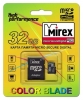 Scheda di memoria Mirex, scheda di memoria microSDHC Class Mirex 4 32GB + adattatore SD, scheda di memoria Mirex, Mirex microSDHC Class 4 32GB + scheda di memoria della scheda SD, memory stick Mirex, Mirex memory stick, Mirex microSDHC Class 4 32GB + adattatore SD, Mirex microSDHC Class 4