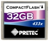 scheda di memoria Pretec, scheda di memoria Pretec 433x Compact Flash da 32 Gb, scheda di memoria Pretec, Pretec 433x scheda di memoria Compact Flash da 32 Gb, memory stick Pretec, Pretec memory stick, Pretec 433x Compact Flash 32Gb, Pretec 433x Compact Flash 32GB Specifiche, Pretec