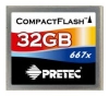 scheda di memoria Pretec, scheda di memoria Pretec 667x Compact Flash da 32 Gb, scheda di memoria Pretec, Pretec 667x scheda di memoria Compact Flash da 32 Gb, memory stick Pretec, Pretec memory stick, Pretec 667x Compact Flash 32Gb, Pretec 667x Compact Flash 32GB Specifiche, Pretec