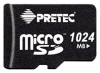 scheda di memoria Pretec, scheda di memoria microSD Pretec 1GB, scheda di memoria Pretec, Pretec microSD scheda di memoria da 1 GB, memory stick Pretec, Pretec memory stick, Pretec microSD da 1GB, Pretec microSD specifiche 1GB, Pretec microSD da 1GB