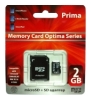 scheda di memoria Prima, scheda di memoria microSD da 2 GB Prima + adattatore SD, scheda di memoria Prima, Prima microSD da 2GB + scheda SD adattatore memory, memory stick Prima, Prima memory stick, Prima microSD da 2GB + adattatore SD, microSD da 2GB Prima + SD specifiche dell'adattatore, Prima micr
