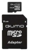 Scheda di memoria Qumo, scheda di memoria microSDHC Qumo classe 2 16GB + adattatore SD, scheda di memoria Qumo, classe microSDHC Qumo 2 16GB + scheda di memoria della scheda SD, memory stick Qumo, Qumo memory stick, classe microSDHC Qumo 2 16GB + adattatore SD, Qumo microSDHC classe 2 16GB + S