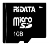 Scheda di memoria RiDATA, memory card microSD da 1GB RiDATA + adattatore SD, scheda di memoria RiDATA, RiDATA microSD da 1GB + scheda di memoria SD adattatore, memory stick RiDATA, RiDATA memory stick, RiDATA microSD da 1GB + adattatore SD, microSD da 1GB RiDATA + Specifiche adattatore SD, Ri