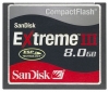 scheda di memoria Sandisk, scheda di memoria Sandisk 8GB Extreme III CompactFlash, la scheda di memoria Sandisk, Sandisk 8GB III scheda di memoria Extreme CompactFlash, Memory Stick Sandisk, Sandisk memory stick, 8GB Sandisk Extreme III CompactFlash, SanDisk 8GB Extreme III Compact