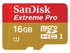 scheda di memoria Sandisk, scheda di memoria Sandisk Extreme Pro microSDHC UHS Class 1 16GB, scheda di memoria Sandisk, Sandisk microSDHC UHS Class 1 scheda di memoria 16GB Extreme Pro, Memory Stick Sandisk, Sandisk memory stick, Sandisk Extreme Pro microSDHC UHS Class 1 16GB, S