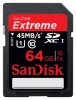 scheda di memoria Sandisk, scheda di memoria Sandisk Extreme SDXC UHS Class 1 45MB/s 64GB, scheda di memoria Sandisk, Sandisk Extreme SDXC UHS Class 1 45MB/s scheda di memoria da 64 GB, Memory Stick Sandisk, Sandisk memory stick, Sandisk Extreme SDXC UHS Classe 1 45MB/s 64GB, Sandisk