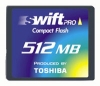 Scheda di memoria Toshiba, Scheda di memoria Toshiba Compact Flash Swift Pro 512 MB, scheda di memoria Toshiba, Toshiba scheda di memoria Compact Flash Swift Pro 512 MB, memory stick Toshiba, Toshiba Memory Stick, Compact Flash Toshiba Swift Pro 512MB, Toshiba Compact Flash Swift
