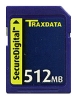 Traxdata memory card, scheda di memoria SecureDigital Traxdata 512 MB, scheda di memoria di Traxdata, Traxdata SecureDigital scheda di memoria da 512 MB, memory stick Traxdata, Traxdata memory stick, Traxdata SecureDigital 512MB, Traxdata SecureDigital specifiche 512MB, Traxda