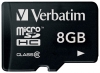 scheda di memoria Verbatim, Scheda di memoria Verbatim microSDHC Class 6 Scheda 8GB, scheda di memoria Verbatim, Verbatim microSDHC Class 6 Scheda di memoria 8GB, bastone di memoria Verbatim, il bastone di memoria Verbatim, Verbatim microSDHC Class 6 Scheda 8GB, Verbatim microSDHC Class 6 auto