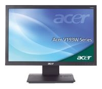Monitor Acer, il monitor Acer V193WEObm, Acer monitor, Acer V193WEObm monitor, PC Monitor Acer, Acer monitor pc, pc del monitor Acer V193WEObm, Acer specifiche V193WEObm, Acer V193WEObm