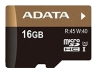 Scheda di memoria ADATA, scheda di memoria ADATA Premier Pro microSDHC UHS-I U1 16GB + adattatore SD, scheda di memoria ADATA, ADATA Premier Pro microSDHC UHS-I U1 16GB + scheda di memoria SD adattatore, memory stick ADATA, ADATA memory stick, ADATA Premier Pro microSDHC UHS-I U1 1