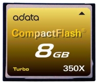 Scheda di memoria ADATA, scheda di memoria ADATA Turbo CF 350X 8GB, scheda di memoria ADATA, ADATA Turbo CF 350X scheda di memoria da 8 GB, Memory Stick ADATA, ADATA memory stick, ADATA Turbo CF 350X 8GB, ADATA Turbo CF 350X 8GB specifiche, ADATA Turbo CF 350X 8GB