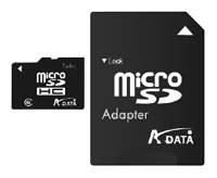 Scheda di memoria ADATA, scheda di memoria ADATA Turbo microSDHC Class6 16GB, scheda di memoria ADATA, ADATA microSDHC Class6 scheda di memoria Turbo 16GB, bastone di memoria ADATA, ADATA memory stick, ADATA Turbo microSDHC class6 16GB, ADATA Turbo microSDHC class6 specifiche 16GB