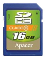Apacer scheda di memoria, scheda di memoria Apacer SDHC 16GB Classe 6, scheda di memoria Apacer, Apacer SDHC 16GB Classe 6 memory card, memory stick Apacer, il bastone di memoria Apacer, Apacer SDHC 16GB Classe 6, Apacer 16GB SDHC Classe 6 specifiche, Apacer SDHC 16GB Classe 6