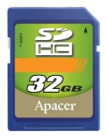 Apacer memory card, scheda di memoria Apacer SDHC 32 Gb Class 2, scheda di memoria Apacer, Apacer 32GB SDHC Classe 2 memory card, memory stick Apacer, Apacer memory stick, Apacer SDHC 32GB Classe 2, Apacer SDHC 32GB Classe 2 specifiche, Apacer SDHC 32GB Classe 2