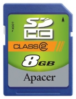 Apacer scheda di memoria, scheda di memoria Apacer SDHC 8GB Class 2, scheda di memoria Apacer, Apacer SDHC 8 GB Classe 2 memory card, memory stick Apacer, il bastone di memoria Apacer, Apacer SDHC 8GB Class 2, Apacer 8GB SDHC Classe specifiche 2, Apacer 8GB SDHC Classe 2