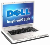 laptop DELL, notebook DELL INSPIRON 9200 (Pentium M 760 2000 Mhz/17.1