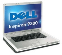 laptop DELL, notebook DELL INSPIRON 9300 (Pentium M 760 2000 Mhz/17.0