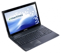 laptop eMachines, notebook eMachines E729Z-P622G32Mikk (Pentium P6200 2130 Mhz/15.6