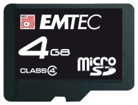memory card Emtec, memory card Emtec EKMSDM4GB60X, memory card Emtec, Emtec scheda di memoria EKMSDM4GB60X, memory stick Emtec, Emtec memory stick, Emtec EKMSDM4GB60X, Emtec specifiche EKMSDM4GB60X, Emtec EKMSDM4GB60X