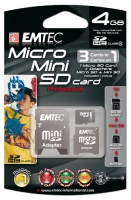 memory card Emtec, scheda di memoria Emtec EKMSDM4GB60XHC3IN1, memory card Emtec, Emtec scheda di memoria EKMSDM4GB60XHC3IN1, memory stick Emtec, Emtec memory stick, Emtec EKMSDM4GB60XHC3IN1, Emtec specifiche EKMSDM4GB60XHC3IN1, Emtec EKMSDM4GB60XHC3IN1