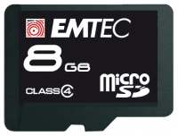 memory card Emtec, memory card Emtec EKMSDM8GB60X, memory card Emtec, Emtec scheda di memoria EKMSDM8GB60X, memory stick Emtec, Emtec memory stick, Emtec EKMSDM8GB60X, Emtec specifiche EKMSDM8GB60X, Emtec EKMSDM8GB60X