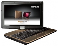 laptop GIGABYTE, notebook GIGABYTE TouchNote T1028C (Atom N280 1660 Mhz/10.1