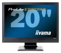 Monitor Iiyama, Monitor Iiyama ProLite E2003WS, Iiyama monitor Iiyama ProLite E2003WS monitor, pc del monitor Iiyama, Iiyama monitor pc, pc del monitor Iiyama ProLite E2003WS, Iiyama ProLite specifiche E2003WS, Iiyama ProLite E2003WS
