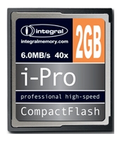 scheda di memoria integrata, scheda di I-Pro CompactFlash da 2 Gb 40x, scheda di memoria integrata di memoria integrata, I-Pro CompactFlash Scheda di memoria 2GB integrata 40x, il bastone di memoria integrata, memory stick Integral, Integral I-Pro CompactFlash da 2 Gb 40x, Integrale I-Pro CompactFlash 2G