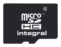 scheda di memoria integrata, scheda di memoria Integral microSDHC 4GB Class 4, Scheda di memoria integrata, scheda di memoria microSDHC Class 4 4GB integrale, bastone di memoria integrata, memory stick Integral, Integral microSDHC 4GB Class 4, Integral microSDHC 4GB Class 4 Specifiche