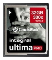 scheda di memoria integrata, scheda di memoria Integral UltimaPro 300x CompactFlash 32 Gb, scheda di memoria integrata, 300x CompactFlash memory card Integral UltimaPro 32 Gb, memory stick integrale, memory stick Integral, Integral UltimaPro 300x CompactFlash 32 Gb, Integrale Ult