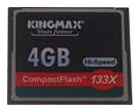 Scheda di memoria Kingmax, scheda di memoria CompactFlash 133X Kingmax 4GB, scheda di memoria Kingmax, Kingmax CompactFlash 133X scheda di memoria da 4 GB, memory stick Kingmax, Kingmax Memory Stick, CompactFlash 133X Kingmax 4GB, Kingmax CompactFlash 133X specifiche 4GB, Kingma