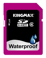 Scheda di memoria Kingmax, scheda di memoria SDHC da 32 GB Kingmax impermeabile Classe 6, scheda di memoria Kingmax, Kingmax scheda di memoria SDHC 32GB Classe impermeabile 6, memory stick Kingmax, Kingmax Memory Stick, Kingmax impermeabile SDHC 32GB Classe 6, Kingmax impermeabile SDHC 32GB Cl