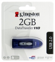 usb flash drive Kingston, USB flash Kingston DataTraveler 110 2 GB, Kingston USB flash, flash drive Kingston DataTraveler 110 2 GB, Thumb Drive Kingston, flash drive USB Kingston, Kingston DataTraveler 110 2 GB