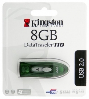 usb flash drive Kingston, USB flash Kingston DataTraveler 110 8 GB, Kingston USB flash, flash drive Kingston DataTraveler 110 8 GB, Thumb Drive Kingston, flash drive USB Kingston, Kingston DataTraveler 110 8 GB