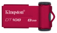 usb flash drive Kingston, usb flash Kingston DT108/8 GB, Kingston USB flash, flash drive Kingston DT108/8GB, Thumb Drive Kingston, flash drive USB Kingston, Kingston DT108/8GB