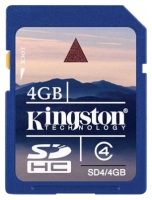 Scheda di memoria Kingston, scheda di memoria Kingston SD4/4GB, scheda di memoria Kingston, Kingston SD4/Scheda di memoria 4GB, bastone di memoria Kingston, Kingston bastone di memoria, Kingston SD4/4GB, Kingston SD4/specifiche 4GB, Kingston SD4/4GB