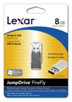 unità flash USB Lexar, usb flash Lexar JumpDrive FireFly 8 GB, Lexar USB flash, flash drive Lexar 8GB JumpDrive FireFly, Thumb Drive Lexar, flash drive USB Lexar Lexar 8GB JumpDrive FireFly