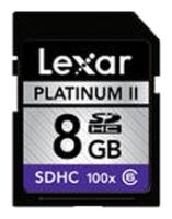 Scheda di memoria Lexar scheda di memoria Lexar Platinum II 100x SDHC 8GB, scheda di memoria Lexar Platinum 100x SDHC scheda di memoria da 8 GB Lexar II, Memory Stick Lexar Lexar Memory Stick, Lexar Platinum II 100x SDHC 8GB, Lexar Platinum II 100x SDHC 8GB specifiche, Lexar