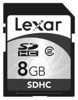 Scheda di memoria Lexar scheda di memoria Lexar SDHC classe 2 8GB, scheda di memoria Lexar Lexar SDHC 2 scheda di memoria classe 8GB, bastone di memoria Lexar Lexar Memory Stick, Lexar SDHC classe 2 8GB, Lexar SDHC classe 2 8GB specifiche, Lexar SDHC classe 2 8GB