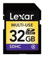 Scheda di memoria Lexar scheda di memoria Lexar SDHC classe 4 32GB, scheda di memoria Lexar Lexar SDHC Classe 4 scheda di memoria da 32 GB, Memory Stick Lexar Lexar Memory Stick, Lexar SDHC classe 4 da 32 GB, Lexar SDHC Class 4 32GB Specifiche, Lexar SDHC classe 4 32GB